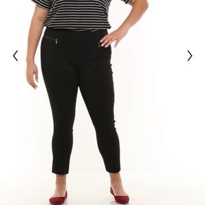 Pull on split waist pants